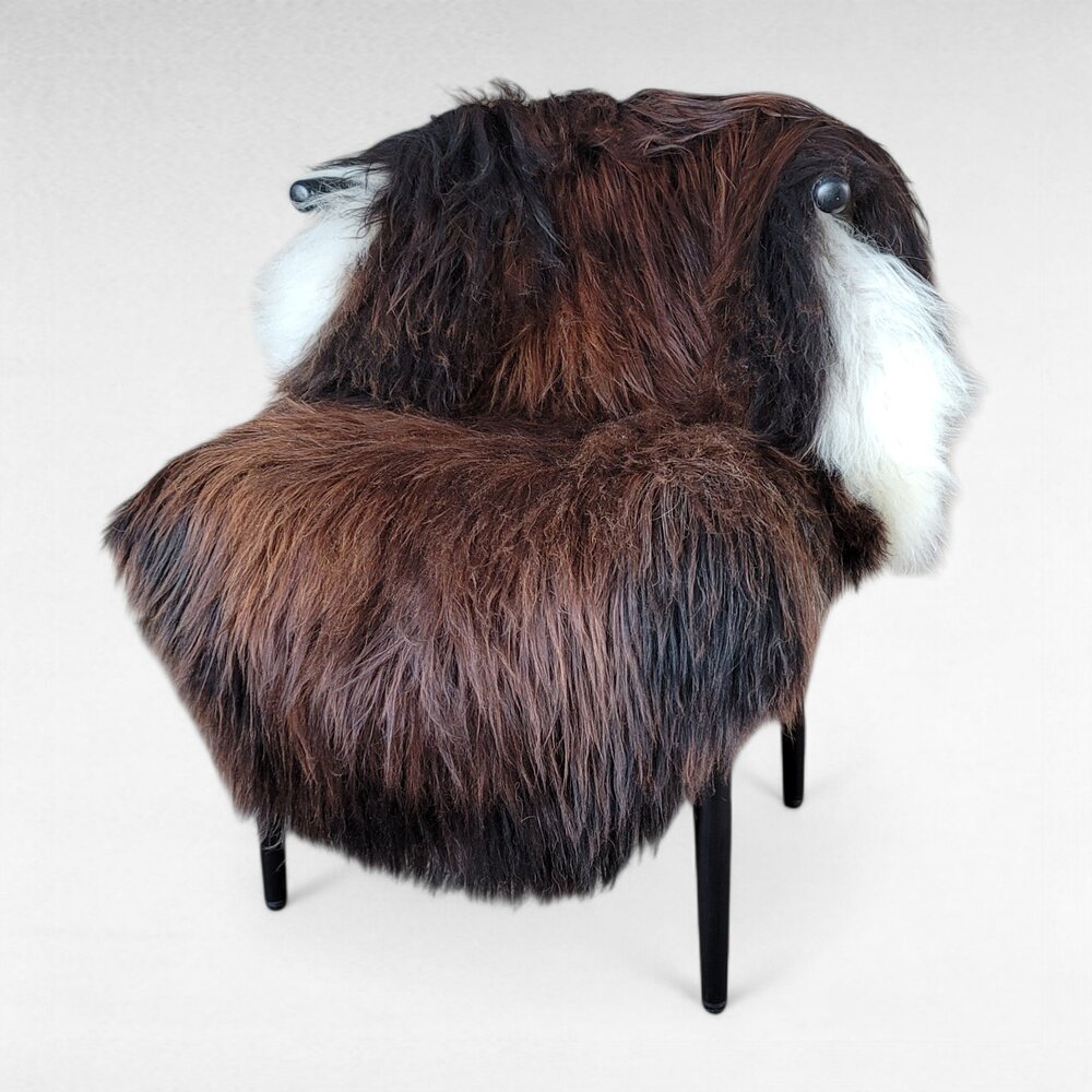 Genuine Icelandic Sheepskin Rug XL Natural Moorit 56" x 37"